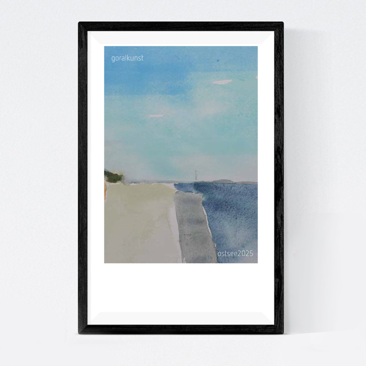 Der Katalog mit Aquarellen von Andi Goral von der Ostsee 2025