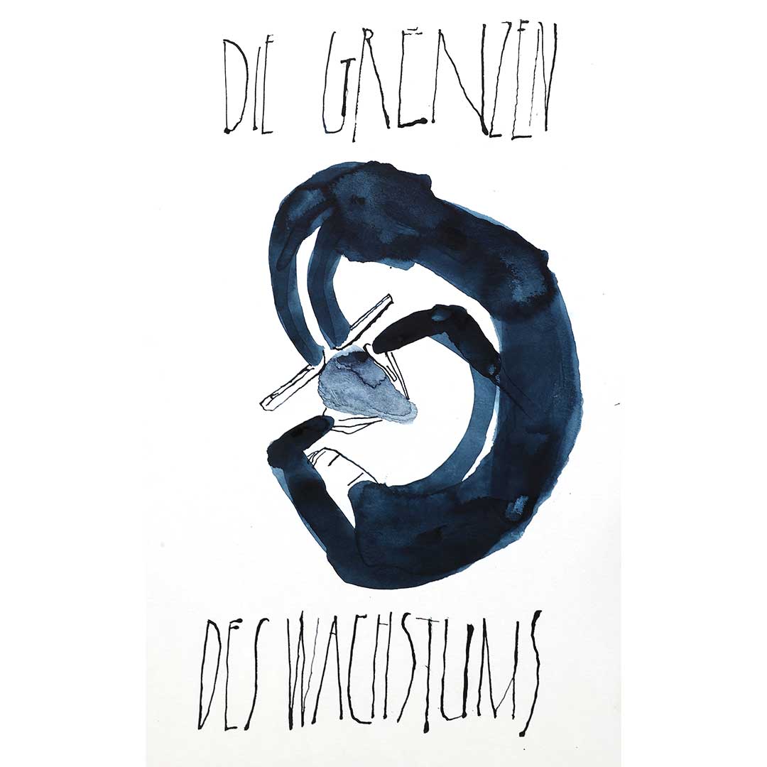 Die Zeichnung kontextualisiert das Werk "Aus den Augen", das sich mit dem Element Erde aus den vier Elementen beschäftigt