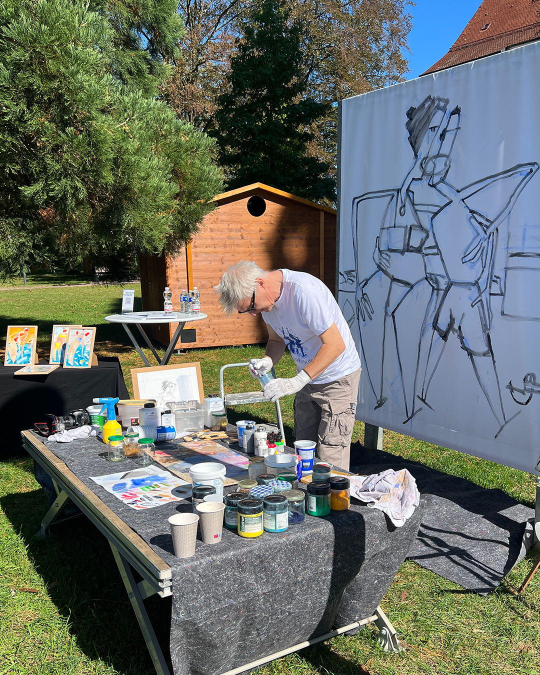 Live Painting von Andi Goral auf der LAke Art Expo 2026 in Langenargen